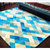 艾虎高毛印花客厅沙发卧室简约弯头纱地毯客厅 茶几防滑地毯(棕色方块 1.6*2.3m)第3张高清大图