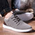 男士休闲鞋棉里加绒单鞋舒适透气保暖k010(深灰色 41)第4张高清大图