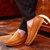 大盛男士舒适休闲豆豆鞋商务鞋驾车鞋日常舒适休闲鞋DS699A(浅棕 45)第2张高清大图