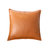 皮感抱枕高档轻奢科技布沙发靠枕靠垫客厅办公室ins风不含芯枕套(科技布-琥珀橙 60X60cm（抱枕，仅枕套）)第2张高清大图