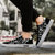 羊骑士2018春季新款潮流韩版板鞋学生运动休闲鞋防滑帆布男鞋(TJ-2003 黑白 40)第5张高清大图