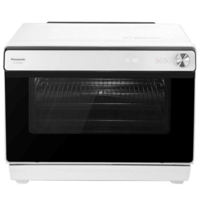 松下 (Panasonic) NU-JK200W蒸烤箱30L家用台式二合一微电脑式 蒸汽烤箱一体 电烤箱(黑色)