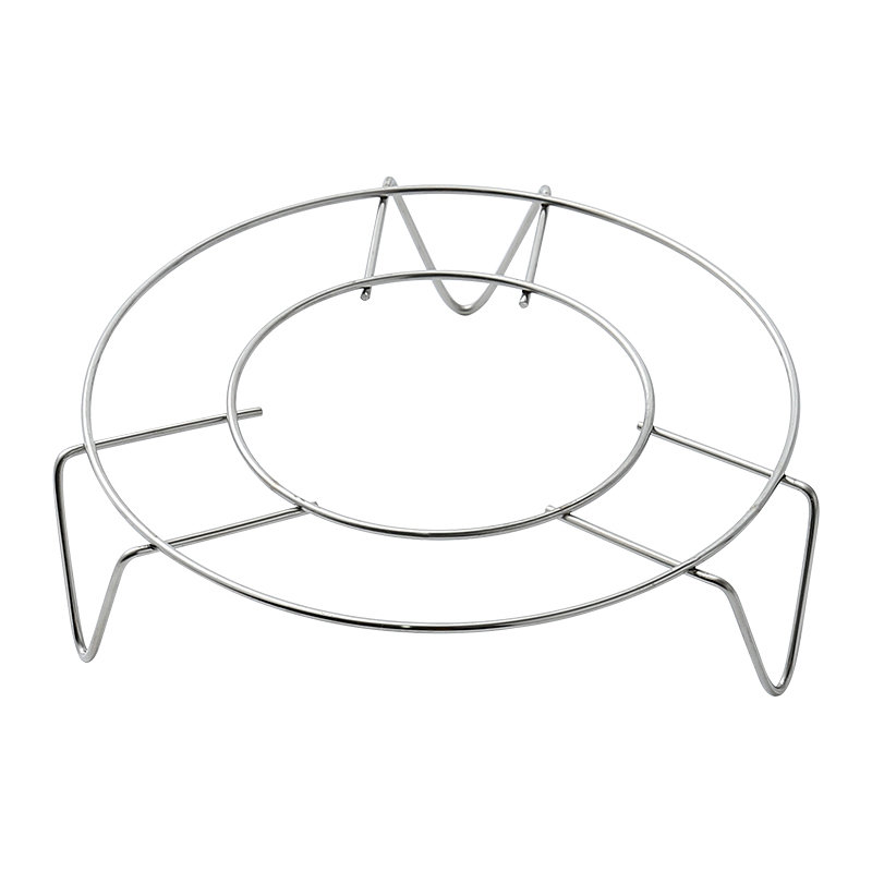 不锈钢家用蒸包子蒸笼蒸架高脚厨房蒸菜架隔水隔热架子蒸锅笼屉小号