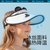 蕉下儿童防晒帽女童2022年夏季新款防紫外线遮阳帽男童卡通印花遮脸空顶帽 天际系列(唐胖达)第2张高清大图