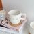 穆尼*韩式ins风樱桃马克杯可爱陶瓷水杯早餐牛奶咖啡杯子带盖带勺(樱桃马克杯)第5张高清大图