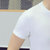 尊首(ZUNSHOU)2016新款男士T恤男士纯色领口双扣短袖T恤(藏青色 L)第4张高清大图