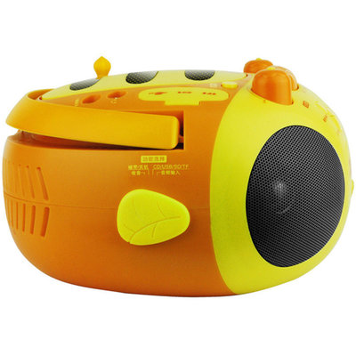 熊猫(PANDA) CD201 便携式CD播放机 胎教机 CD机 磁带录音机 黄色