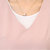 VEGININA 韩版短袖T恤背心马甲九分裤三件套时尚套装 9460(粉红色 S)第4张高清大图