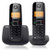 集怡嘉（原西门子）A530 欧式数字无绳电话机家用无线子母机(套装宝石黑)第2张高清大图