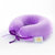 泰嗨（TAIHI）U型护颈枕 车用护颈枕午睡午休枕泰国天然乳胶枕头旅行枕头带枕套(紫色 U型枕)第3张高清大图
