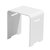 浴室防滑凳 人造石加厚方凳子换鞋凳 高端颜值凳子(GM-5004白色)第5张高清大图