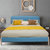 北欧白蜡木双人床 简约软包坚固卧室家用家具 稳固静音进口松木架式大床(1.5加长床)第2张高清大图