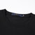 HLA/海澜之家MR.BLACK系列简约舒适胸前卡通人物儿童款短袖T恤HNTBJ2Q601A(黑色花纹BC 120/60)第3张高清大图