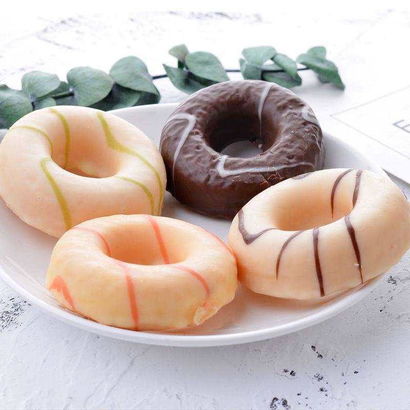 启芬巧克力甜甜圈5枚20枚整盒涂层蛋糕早餐下午茶小点心休闲零食