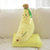 樵纪 水晶绒卡通抱枕被子 韩式可爱风护腰靠垫毯子 1只(香蕉)第5张高清大图