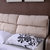 本兰 布床 布艺床 可拆洗小户型布艺床 软床 简约现代 婚床 床(浅卡其色 1.5×2米 床（不含床垫和柜)第2张高清大图