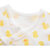 emimi 爱米米 日本制造 婴儿新生儿纯棉哈衣连体服 0-3个月 3-6个月(3-6个月 黄色鸭鸭连体衣)第2张高清大图