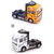 鸭小贱1：50合金车模型玩具车热卖玩具货柜车头2212(红色)第4张高清大图
