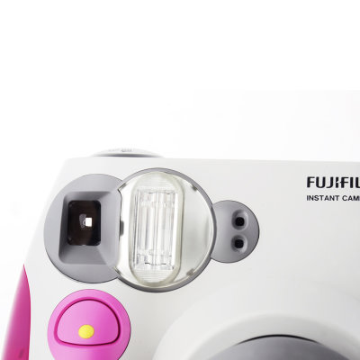 富士（FUJIFILM）instax mini 7S一次成像相机（粉色）（600mm-无穷远对焦范围，1/60秒快门，使用MINI规格标准相纸 4×AA电池供电）