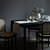 MOANRO北欧简约实木饭桌家用小户 型现代4人黑色ins网红餐桌椅组合(140x80x76cm橡木)第5张高清大图