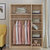 青蕾简易衣柜简约2门3门板式组合木质衣橱现代卧室推拉门大衣柜(白枫色 默认)第4张高清大图