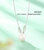 4ever18 Fashion兔子S925银珍珠项链轻奢小众吊坠2022年新款女夏时尚款(白金色)第3张高清大图
