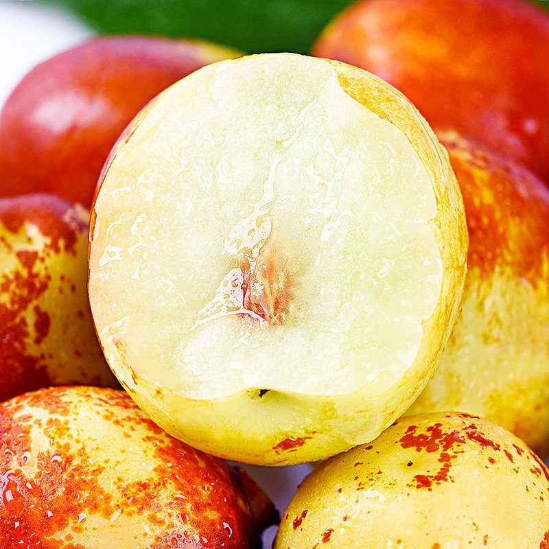 陕西大荔冬枣新鲜水果1斤脆枣子大鲜枣子甜冬枣当季