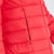 雪中飞轻薄秋羽绒服女款2021新款立领短款保暖防风X10132322FW(红色 160)第6张高清大图