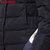 鸭鸭2017秋冬新款 拼接带帽羽绒服女短款厚 冬装外套B-2531(黑色 170)第4张高清大图