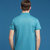 传奇保罗2021夏季新款珠地棉男士休闲短袖t恤男纯色商务Polo衫（M-3XL）ZNM818(天蓝色 L)第2张高清大图