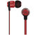 JBL T180A 入耳式耳机 防缠绕面条线 线控通话 低音增强 红色第4张高清大图