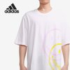 Adidas/阿迪达斯正品 NEO夏季新款男女运动休闲圆领短袖T恤H61984(H61984 155/80A/XS)
