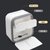 卫生间纸巾盒厕所卫生纸置物架壁挂式抽纸盒免打孔创意防水纸巾架(双层墨绿)第5张高清大图
