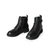 森达2021冬季新款商场同款时尚皮带扣ins潮休闲女马丁靴4AG01DD1(黑色 40)第3张高清大图