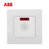 ABB开关插座面板86型感应超薄由艺一位声控延时开关AU41544-WW