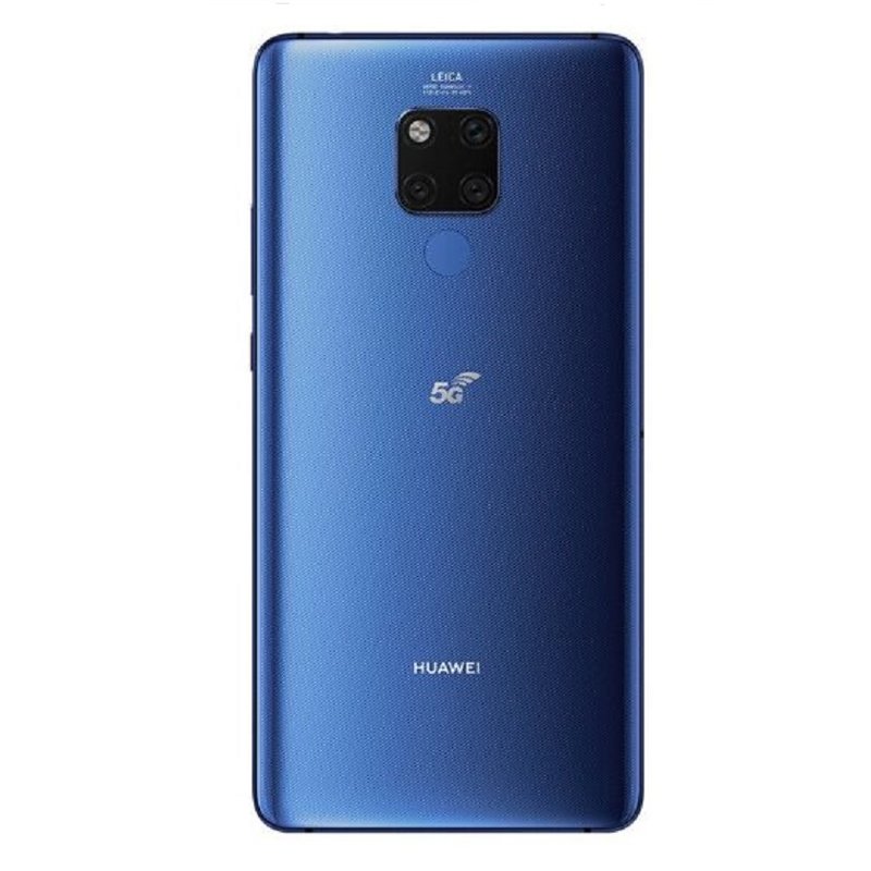 华为huaweimate20x5g版手机全网通8gb256gb宝石蓝官方标配