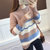 女式时尚针织毛衣9357(粉红色 均码)第3张高清大图