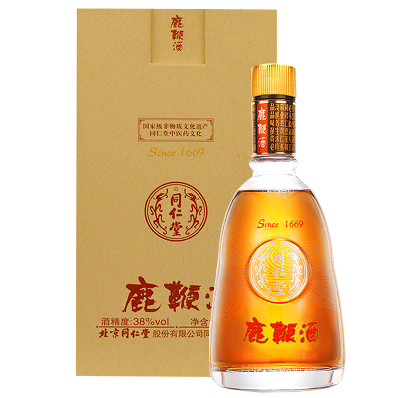国美自营 同仁堂滋补养生酒鹿鞭酒250ml