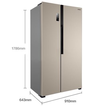 容声冰箱BCD-519WRS1HPC金 519升对开门冰箱 风冷无霜 时尚外观