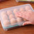 红凡 厨房15格放鸡蛋的收纳盒冰箱专用鸡蛋保鲜盒多层鸡蛋盒塑料装鸡蛋托(蓝色 1个装)第4张高清大图