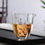 梅兰竹菊荷日式玻璃公道杯 透明六角公杯加厚茶海分茶器功夫茶具套组配件水杯(荷)第2张高清大图