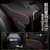 车载用品内饰汽车改装中央扶手箱垫套荣威RX5增高加长通用型肘托(黑红-升级款海绵)第2张高清大图