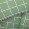 窝居坊家纺超柔保暖被子时尚条纹格子纤维被秋冬被学生被(绿色 180*220cm5斤)