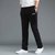 Adidas阿迪达斯男裤 新款运动裤跑步训练健身裤子舒适透气休闲针织长裤DX3684(黑色 M)第5张高清大图