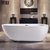 果敢浴缸亚克力 欧 薄边 独立式 简易 浴缸1.5 1.6 1.7米049浴盆第5张高清大图