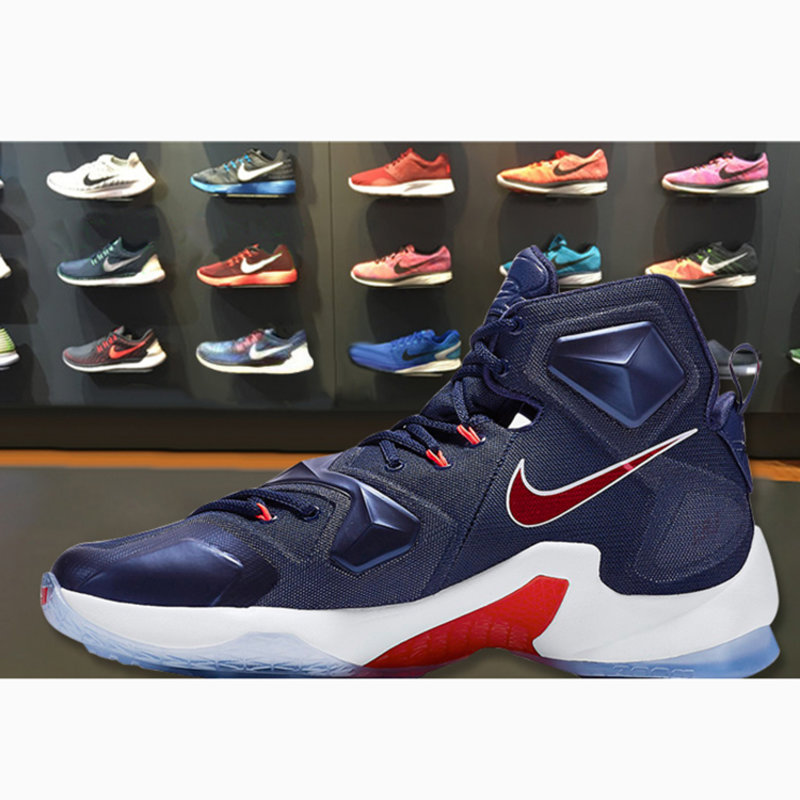 耐克男鞋nike lebron詹姆斯13代高幫籃球鞋運動鞋807220-500(807220