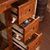 艾莉哲家具 实木餐边柜碗柜 时尚储物柜 柜茶水柜 现代中式家具 双门餐边柜8012(柚木色)第5张高清大图