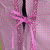 VTyee格子围裙加大桃皮绒长袖罩衣厨房防尘花朵发财树罩衣(双猫咖啡)第4张高清大图