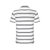2016夏装新款潮男士短袖T恤翻领条纹纯棉上衣 S133(黑条 3XL)第2张高清大图