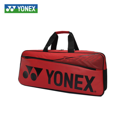 新款尤尼克斯羽毛球包双肩单肩手提专业yy矩形方包背包BA42031WCR(红色)